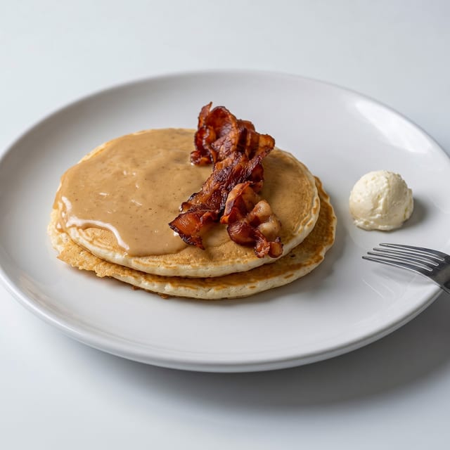 Kids' Pancakes and Bacon.